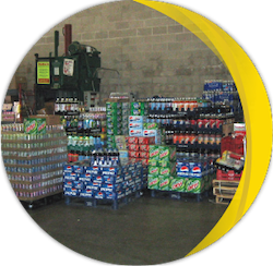Venta minorista de alimentos.