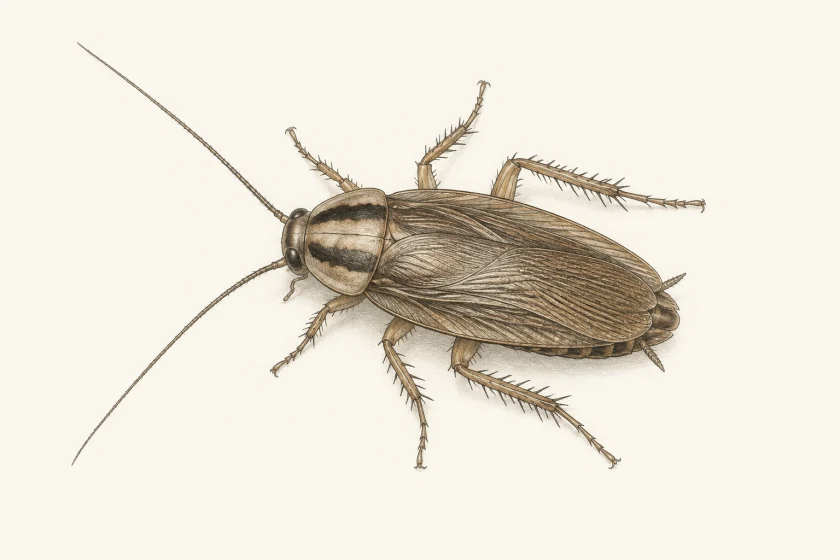 Ilustración: Cucaracha alemana