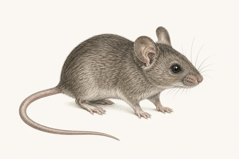 Ilustración: Ratón doméstico